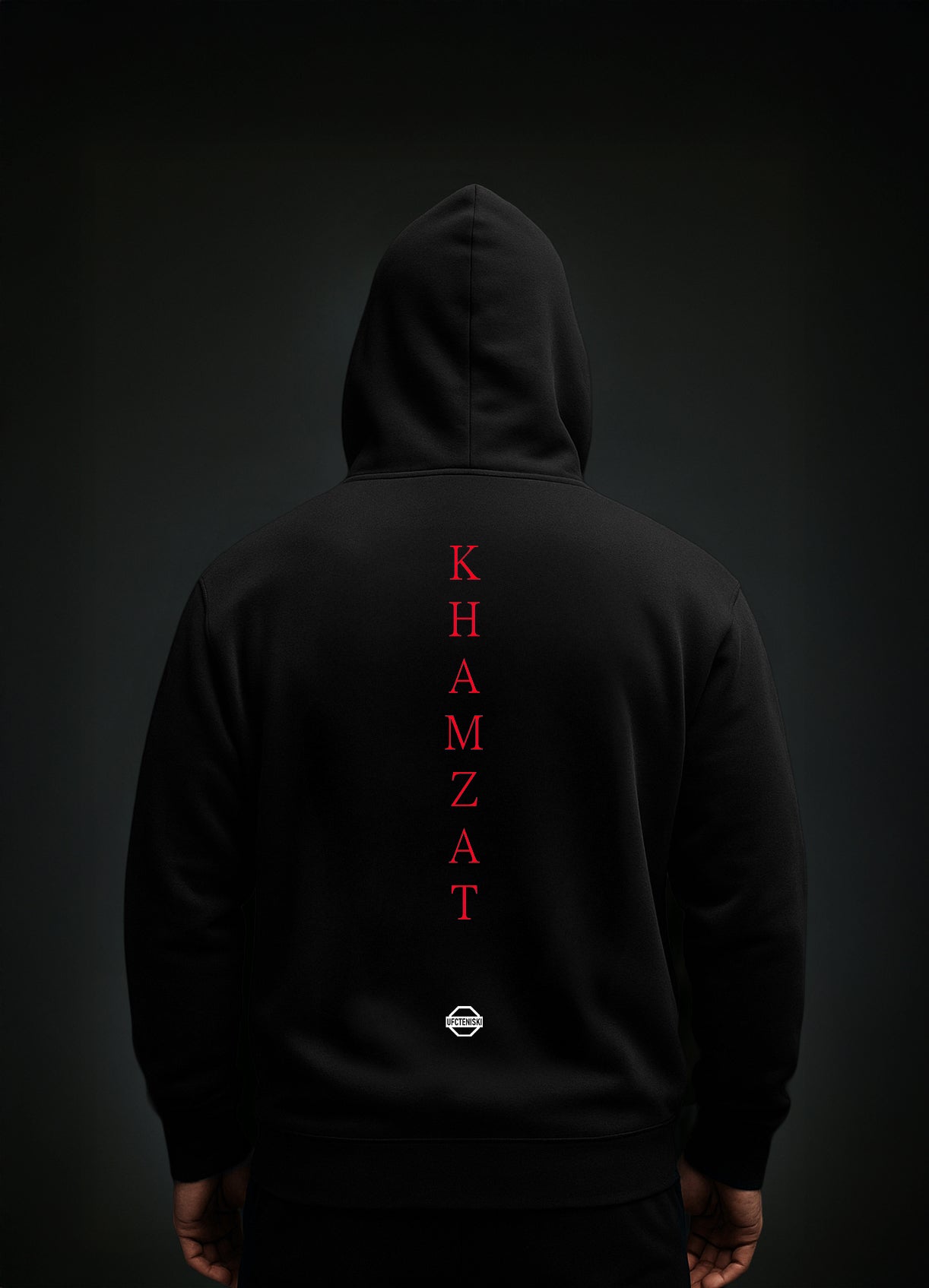 Khamzat „THE WOLF“ Chimaev Hoodie Red / Хамзат „ВЪЛКЪТ“ Чимаев Суичър Червен