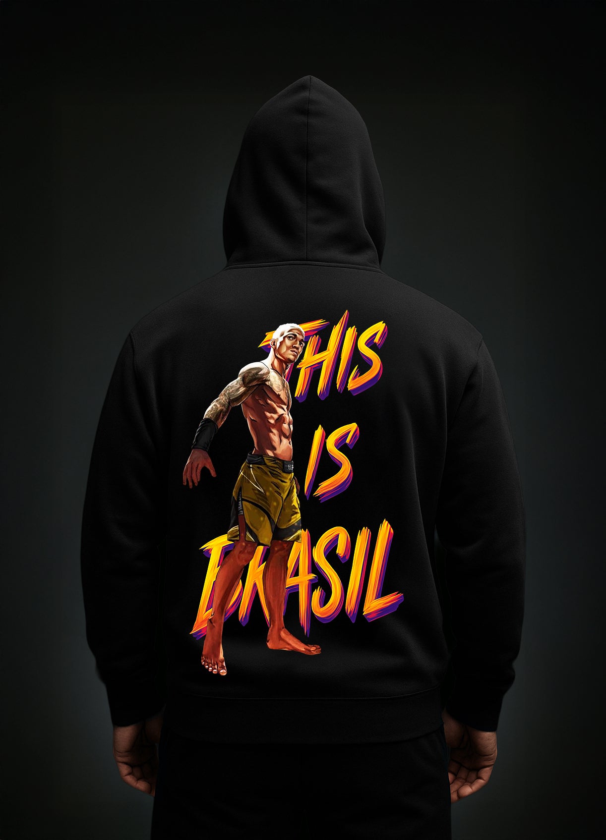 Charles Oliveira „THIS IS BRASIL“ Hoodie / Чарлз Оливейра „ТОВА Е БРАЗИЛИЯ“ Суичер