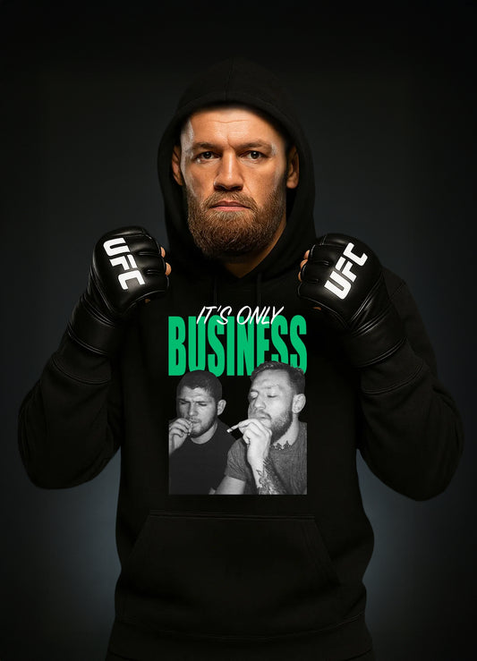 Conor and Khabib Hoodie „IT’S ONLY BUSINESS“ / Koнър и Хабиб Суичър „ПРОСТО БИЗНЕС“