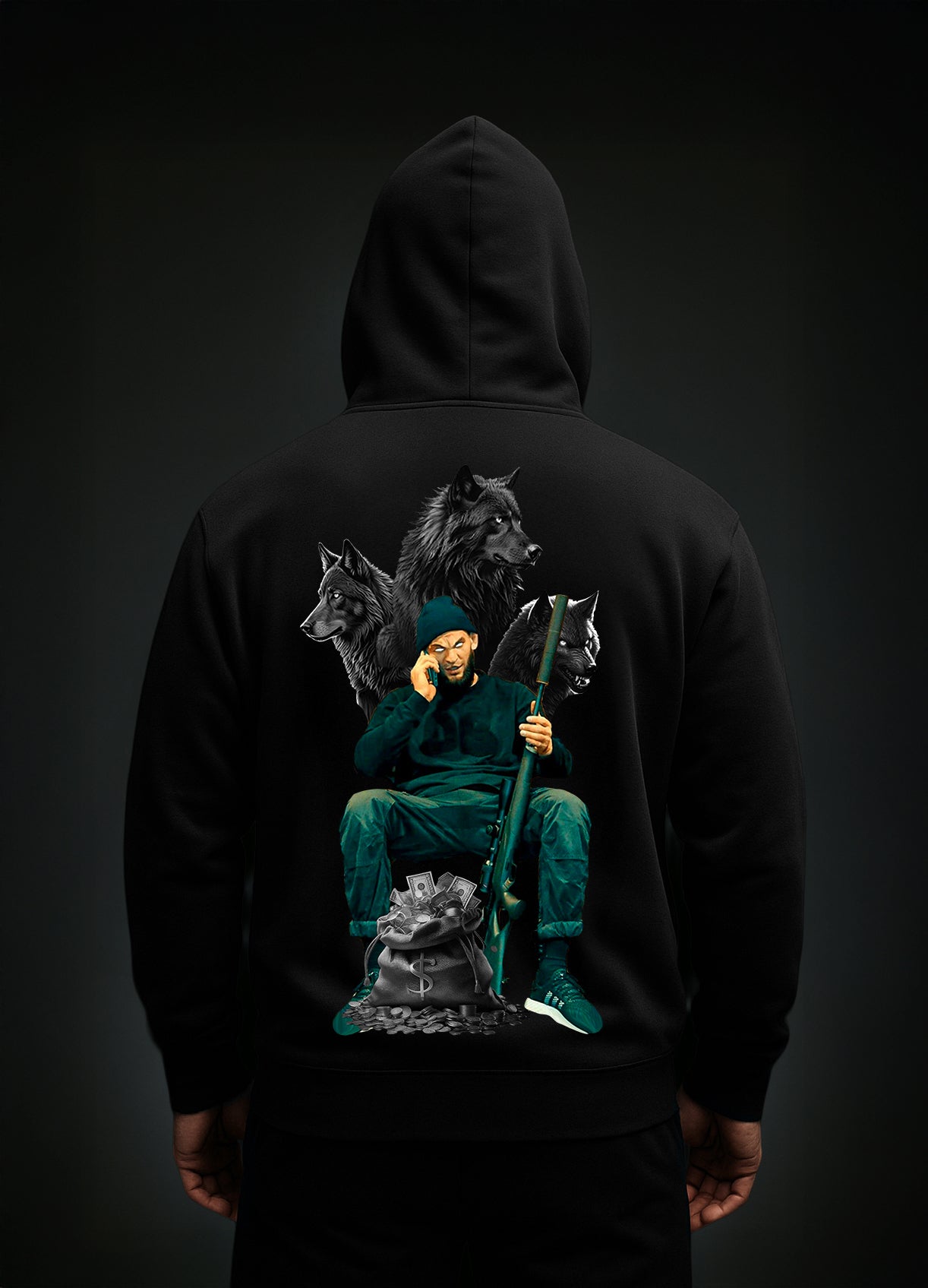 Khamzat „KILL EVERYBODY“ Chimaev Hoodie / Хамзат „УБИЙ ВСИЧКИ“ Чимаев Суичър