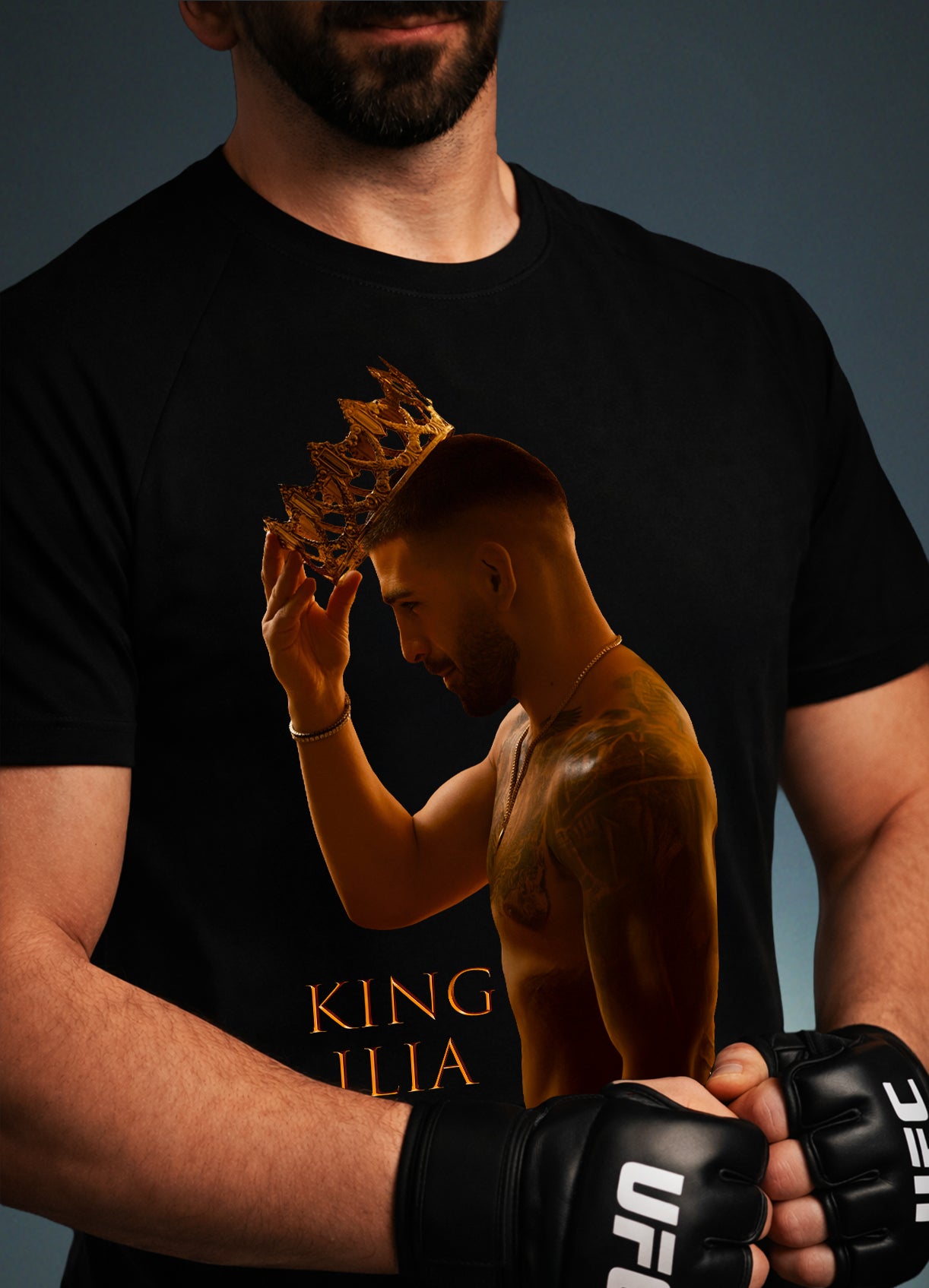 Ilia „KING“ Topuria T-shirt / Илия „ КРАЛЯТ “ Топурия Тениска
