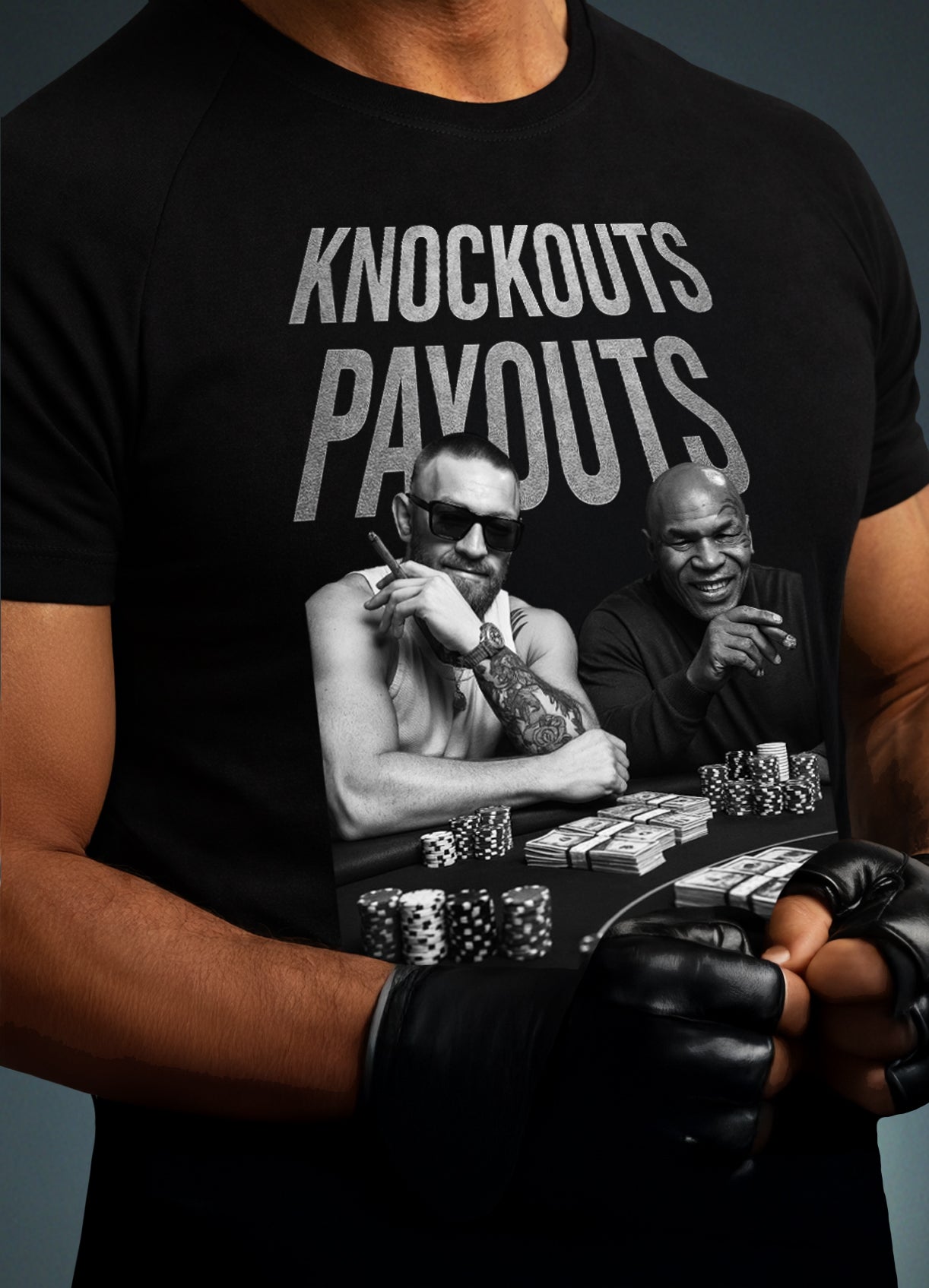Conor and Mike T-shirt „KNOCKOUTS AND PAYOUTS“ / Конър и Майк Тениска „НОКАУТИ И ПАРИ“