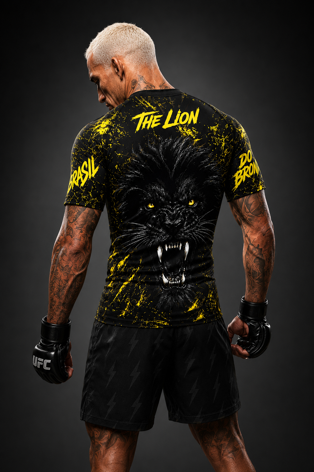 Чарлз Оливейра Рашгард Комплект - „ЧЕРНИЯТ ЛЪВ" / Charles Oliveira Rashguard Set – “BLACK LION” Edition