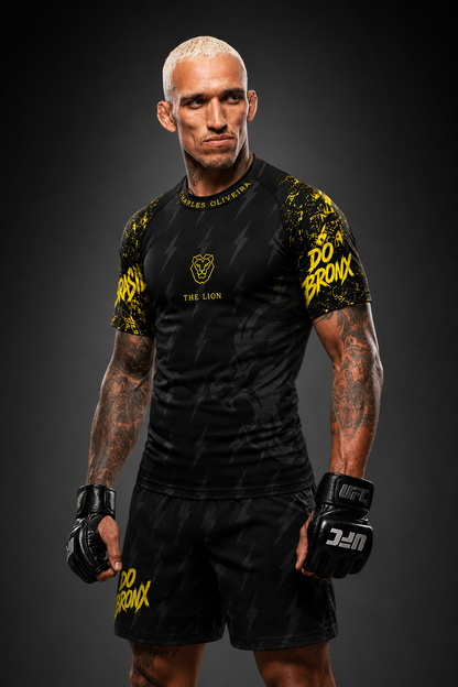 Чарлз Оливейра Рашгард Комплект - „ЧЕРНИЯТ ЛЪВ" / Charles Oliveira Rashguard Set – “BLACK LION” Edition